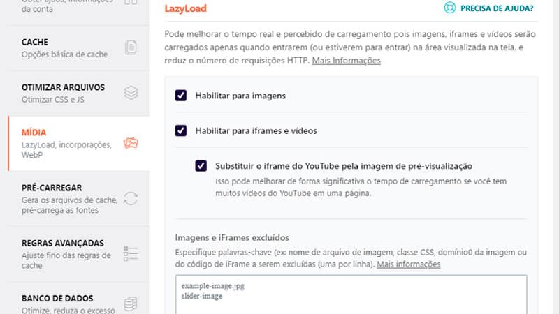 Lazy Load do WP Rocket