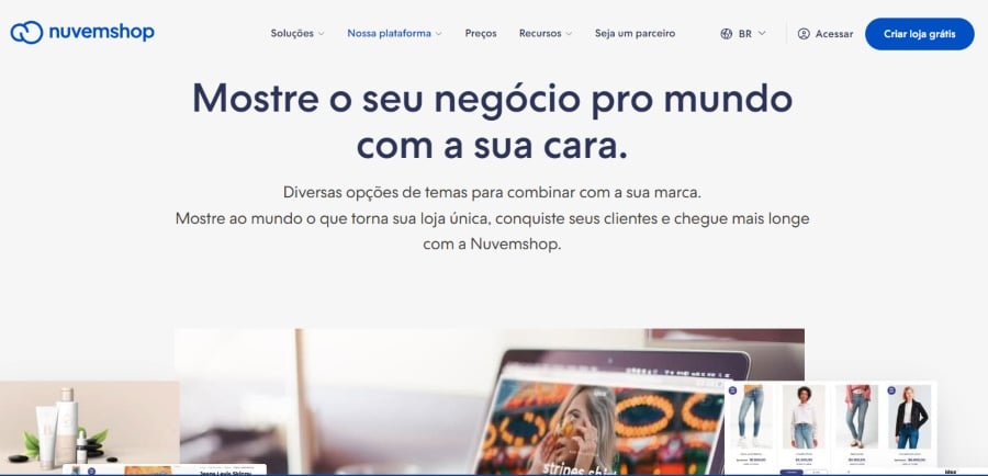 Nuvem Shop a Segunda Plataforma de E-Commerce mais usada no Brasil